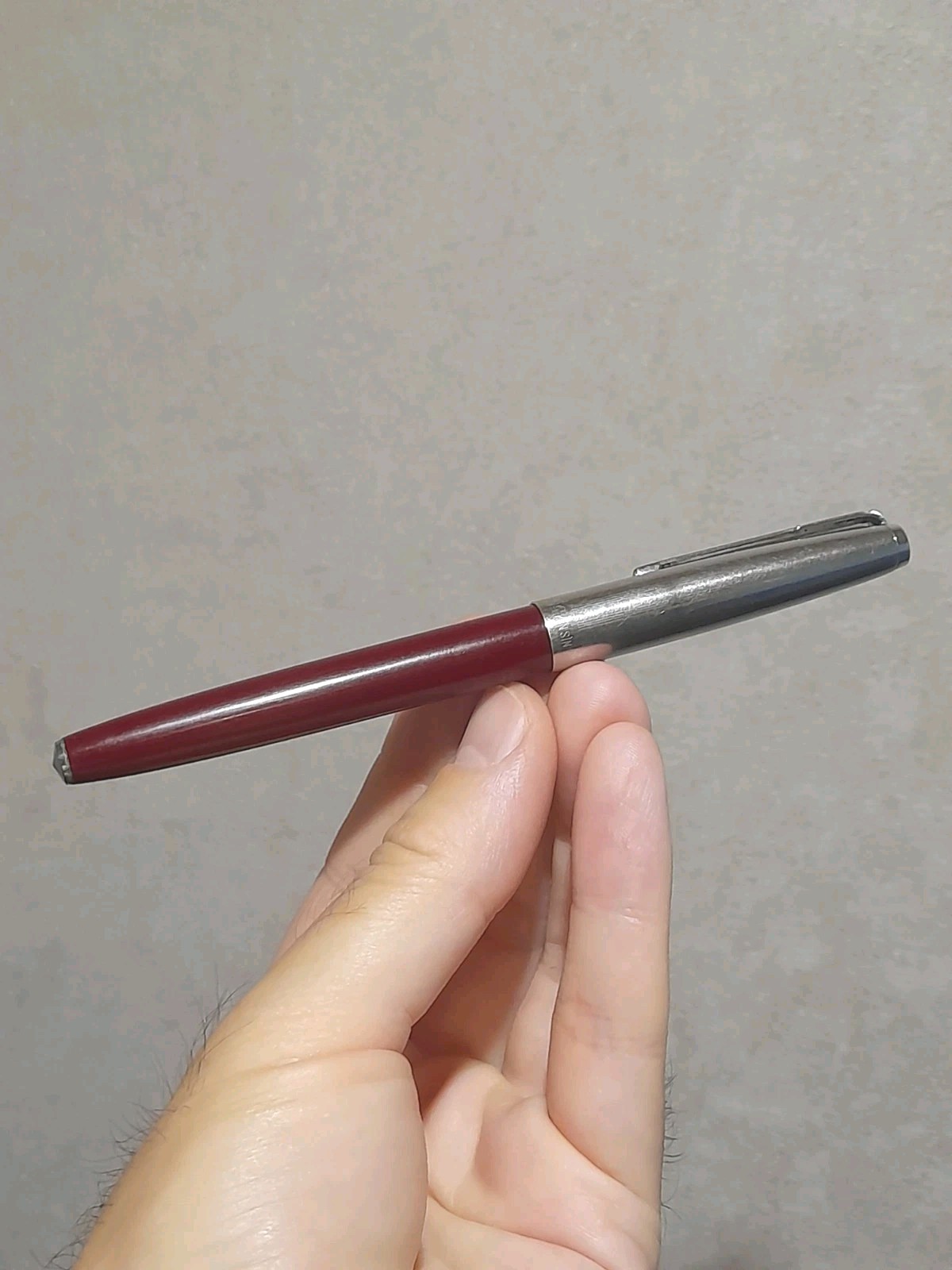 Vintage Collection KIN SIN Fountain Pen China Gold Tone Nib,Burgundy Body