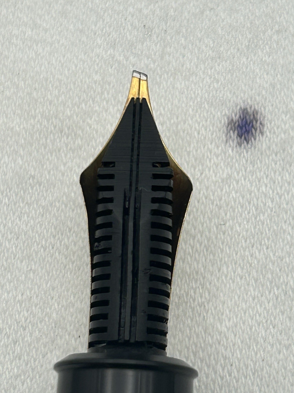 Montblanc 149 FP, Tri-color 14C OBBB Nib, Vintage Transitional (late 50s)-Exc.