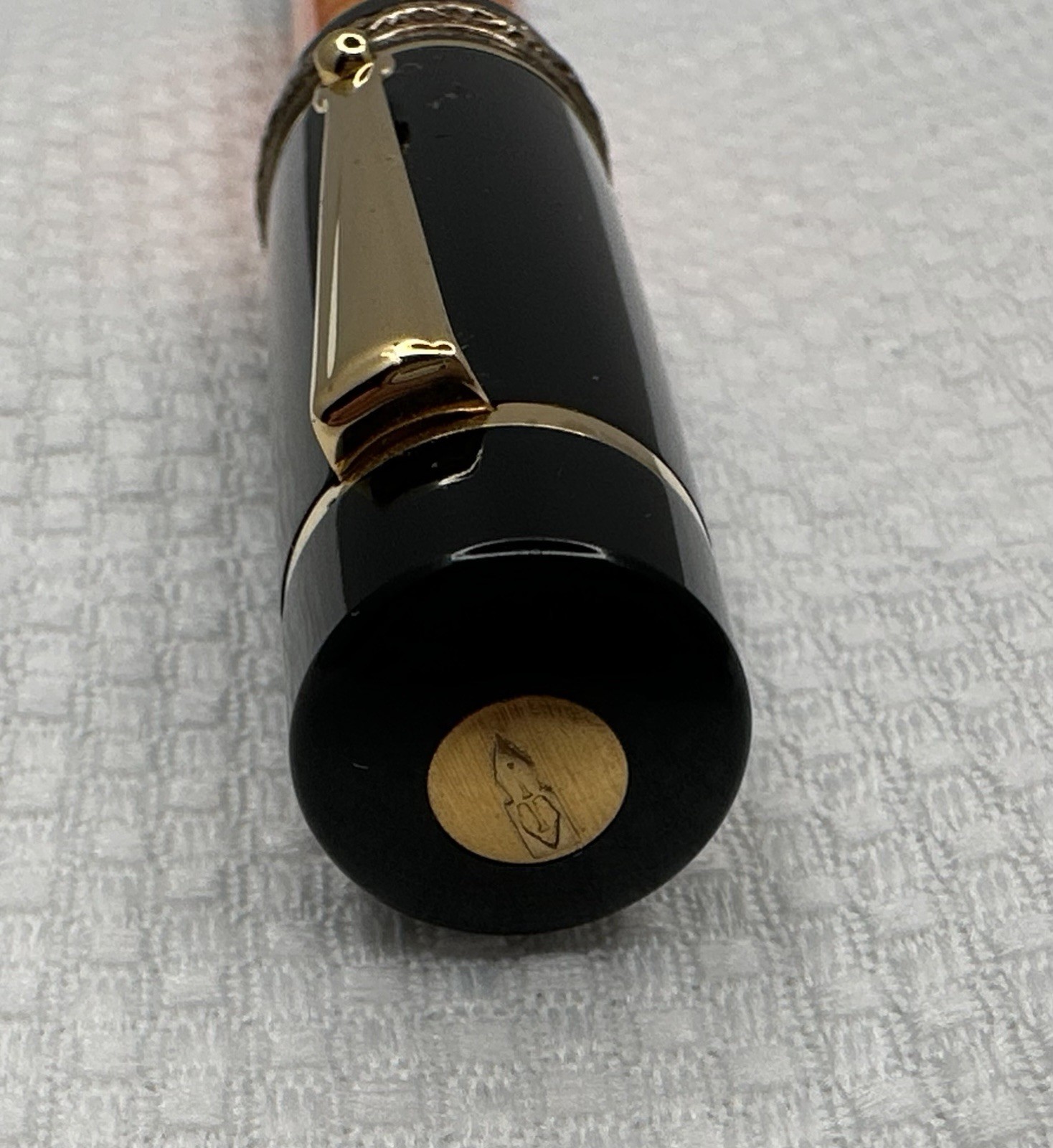 Delta Dolce Vita Millennium 18k 750 Fountain Pen Orange Italy