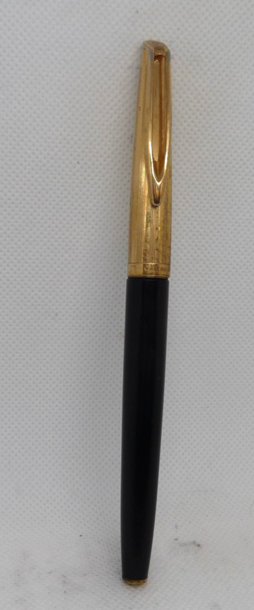Waterman Vintage Gold Cap Cartridge Fill Pen-l4k fine