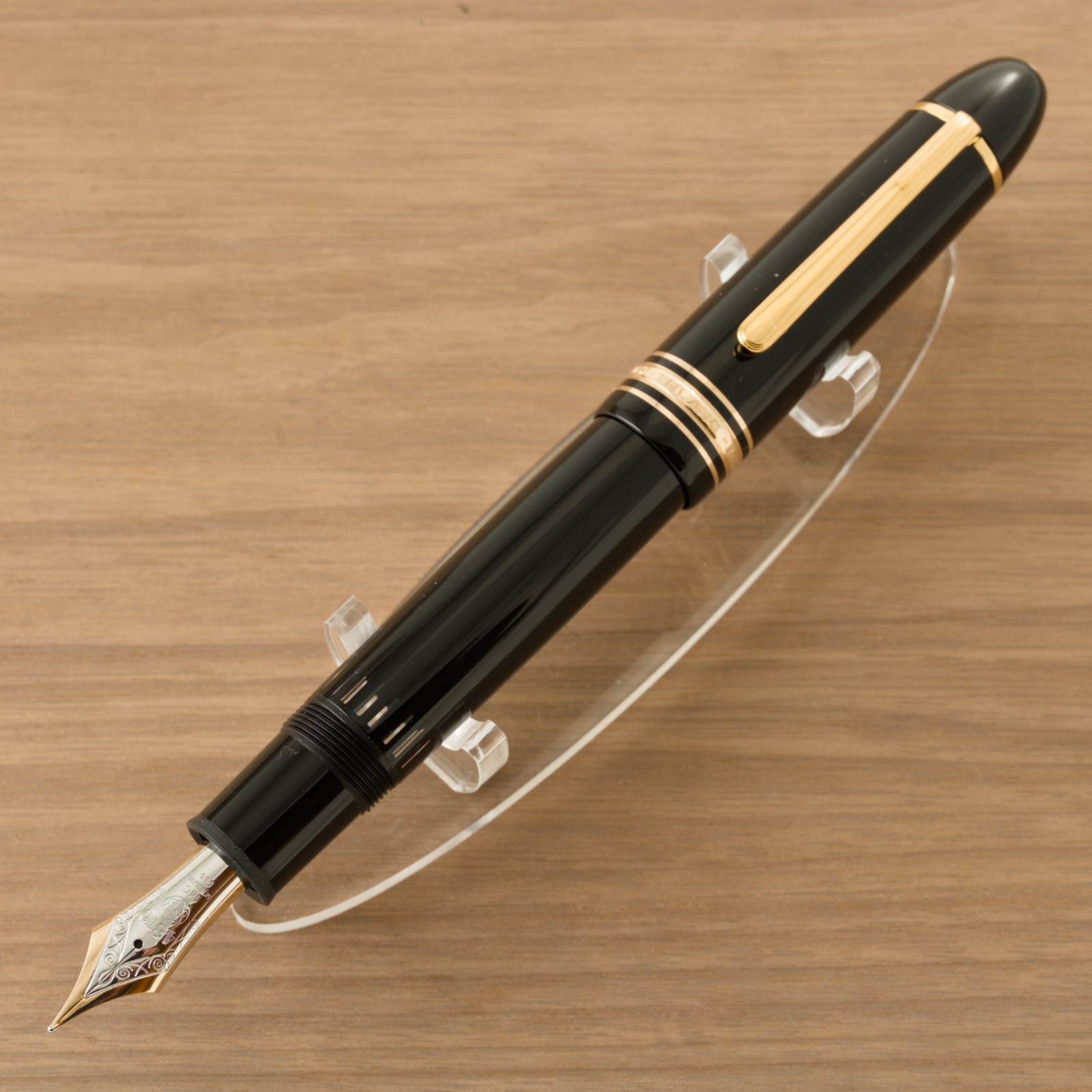 Vintage 2000s Montblanc 149 14C F 2 tone nib Modern Feeder Tested From Japan