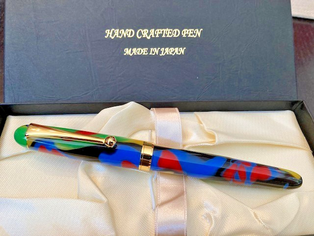 Onishi Seisakusho Fountain Pen / Acrylic Cubism – Fine – Limited Run – New w/Box