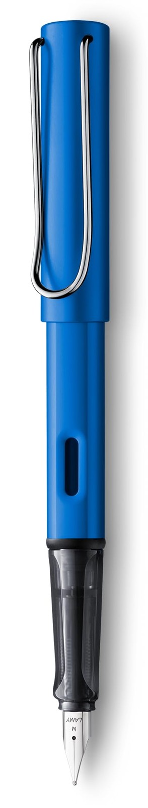 Ocean Blue Fountain Pen Medium Nib L28M Includes Blue Ink Writing Set Gift