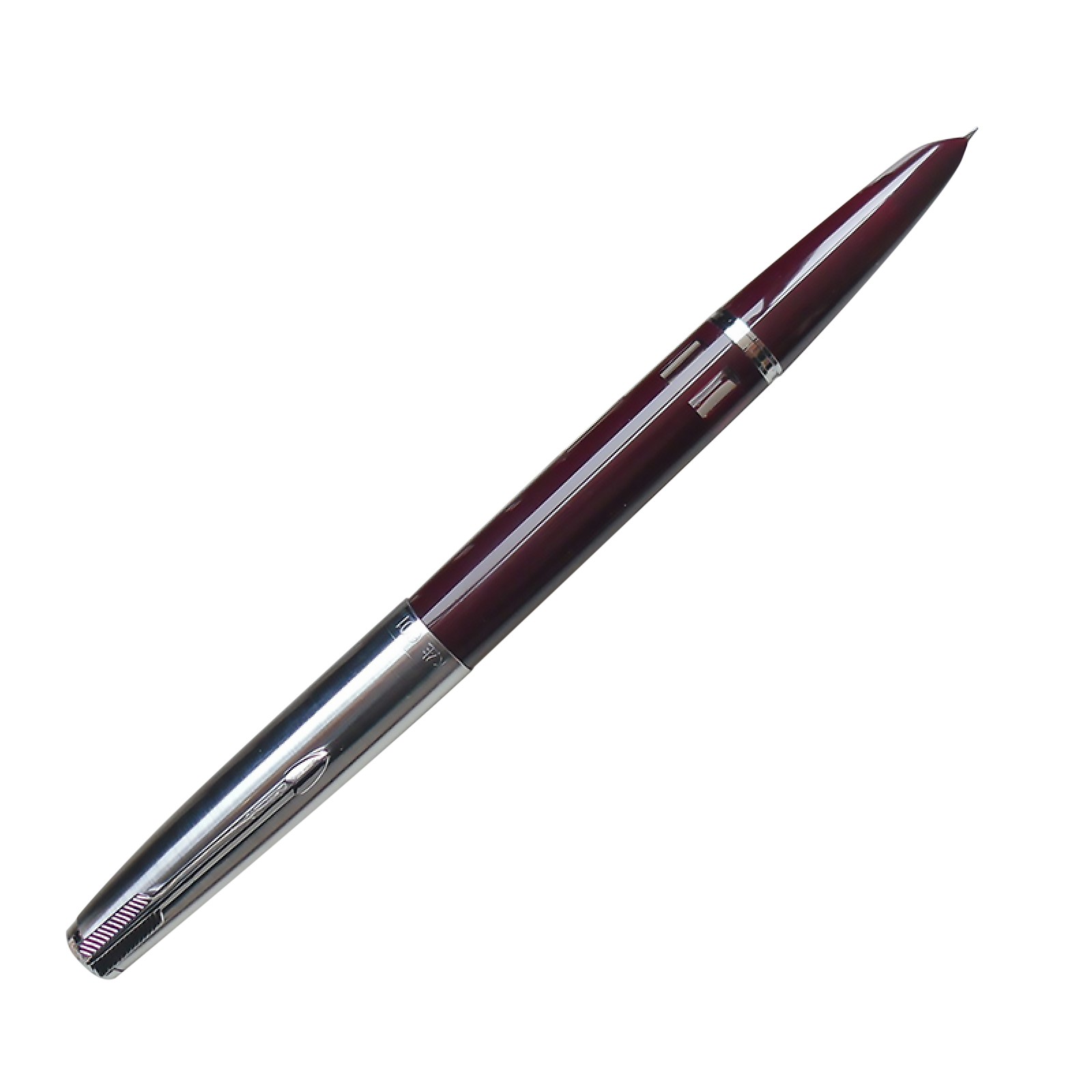 Vintage Wing Sung 601 Steel Cap Vacumatic Fountain Pen F Nib Ink Pen