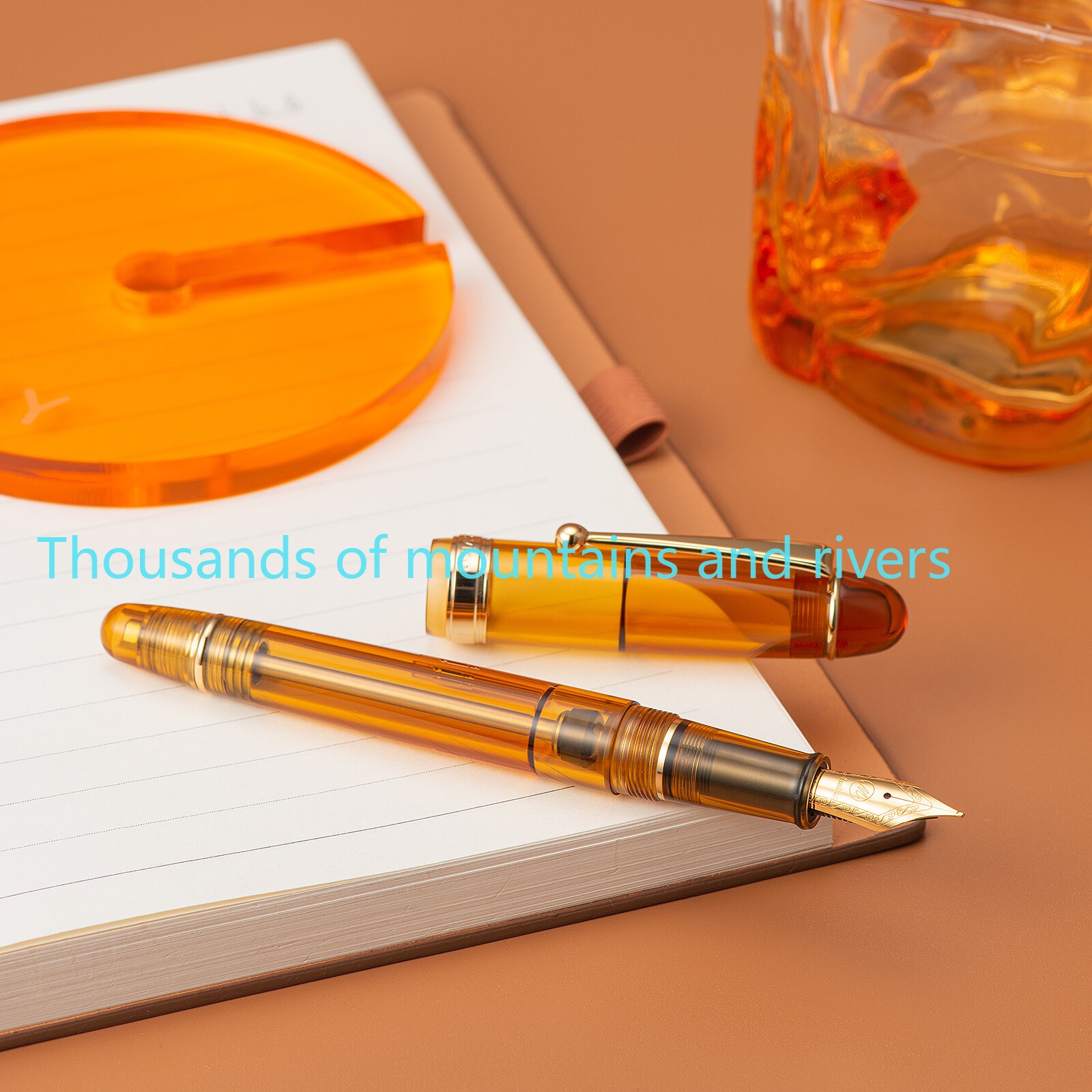 Asvine V126 Vacuum Filling Fountain Pen EF/F/M Nib, Matte Acrylic Writing Pens