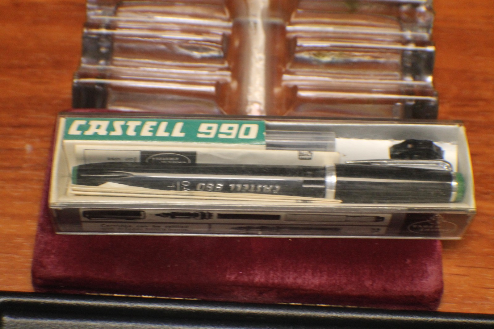 Faber‑Castell 990 SP Fountain Filled Ink Technical Pen Green #1 0.4 Case &Wrench