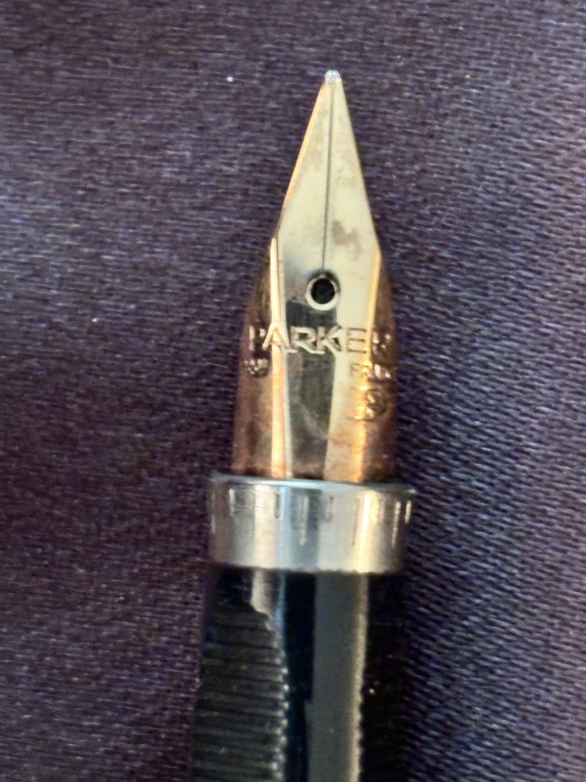 Parker 75 Fountain Pen Thuya Laquer 585M – 14K Gold Nib -France