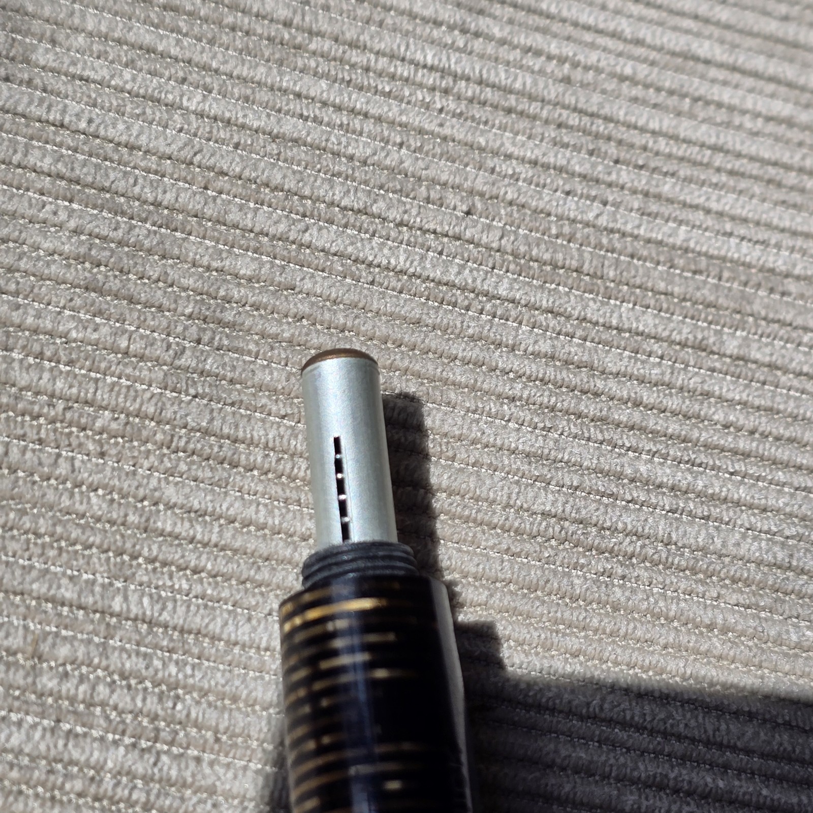 PARKER Vacumatic MAJOR Speedline Golden Brown Pearl Fountain Pen Gold F Nib