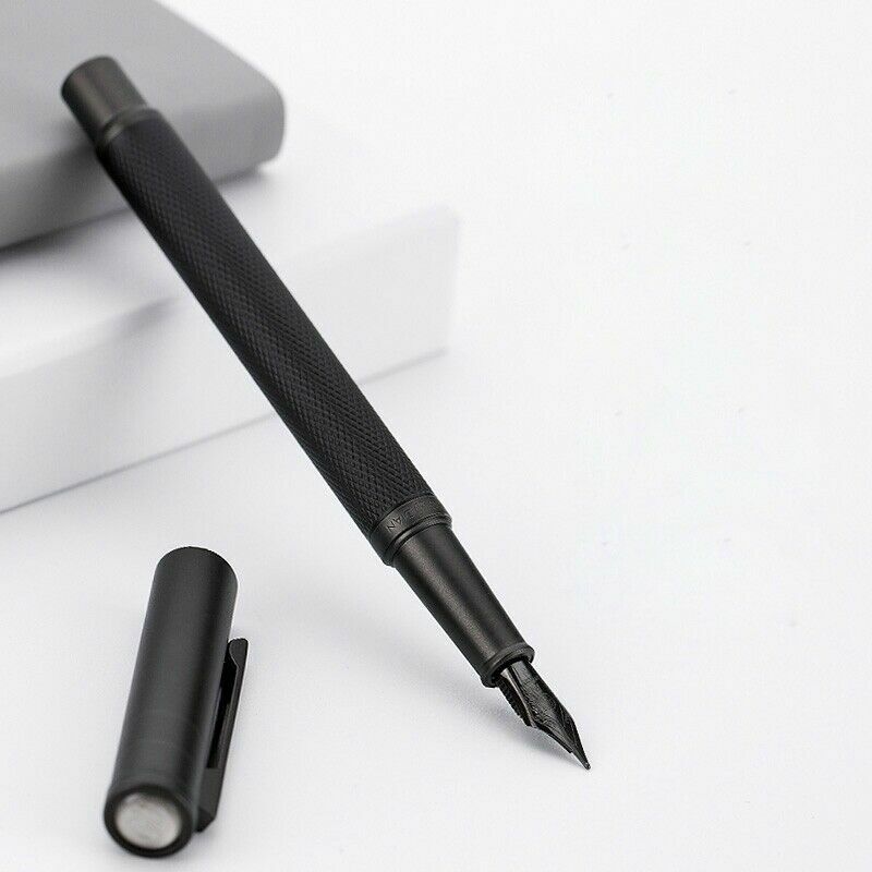 HongDian Forest Series Metal Fountain Pen EF/F/M/Bent Nib with Converter Ink Pen