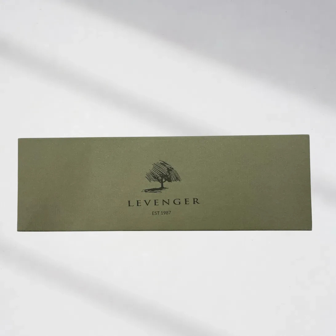 Levenger True Writer Classic Golden Dark Tortoise Fountain Pen Medium Nib New