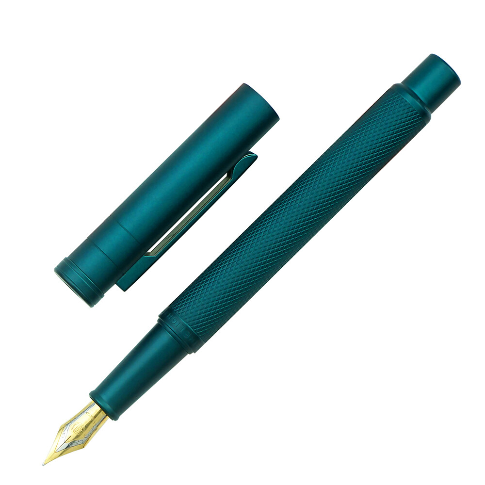 HongDian Forest Series Metal Fountain Pen EF/F/M/Bent Nib with Converter Ink Pen