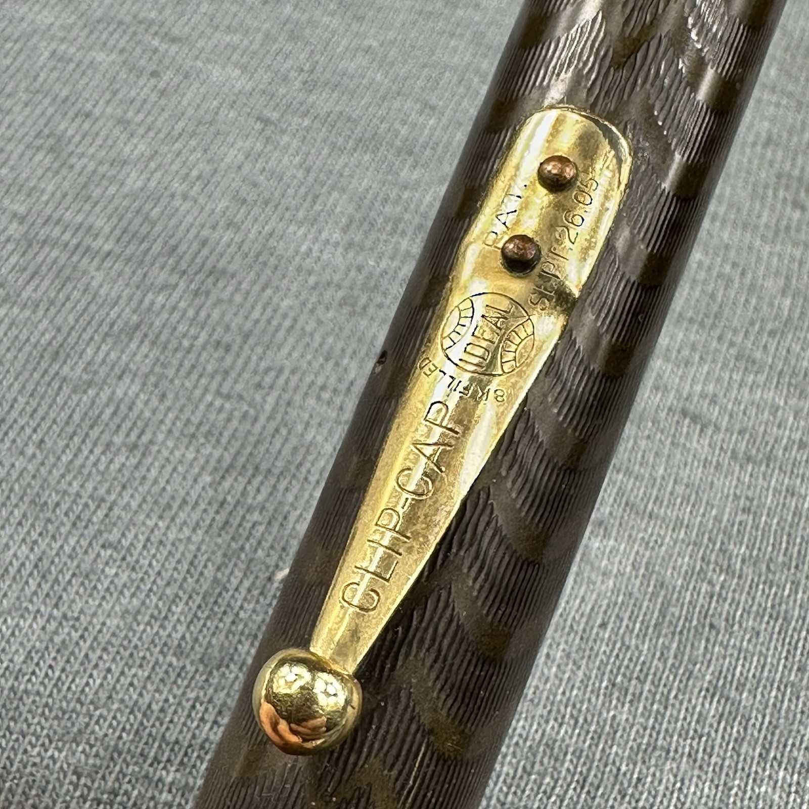 Waterman’s 52 BCHR Gold Filled Trim Wide Barrel Band 14k #2 Fine Flex Nib