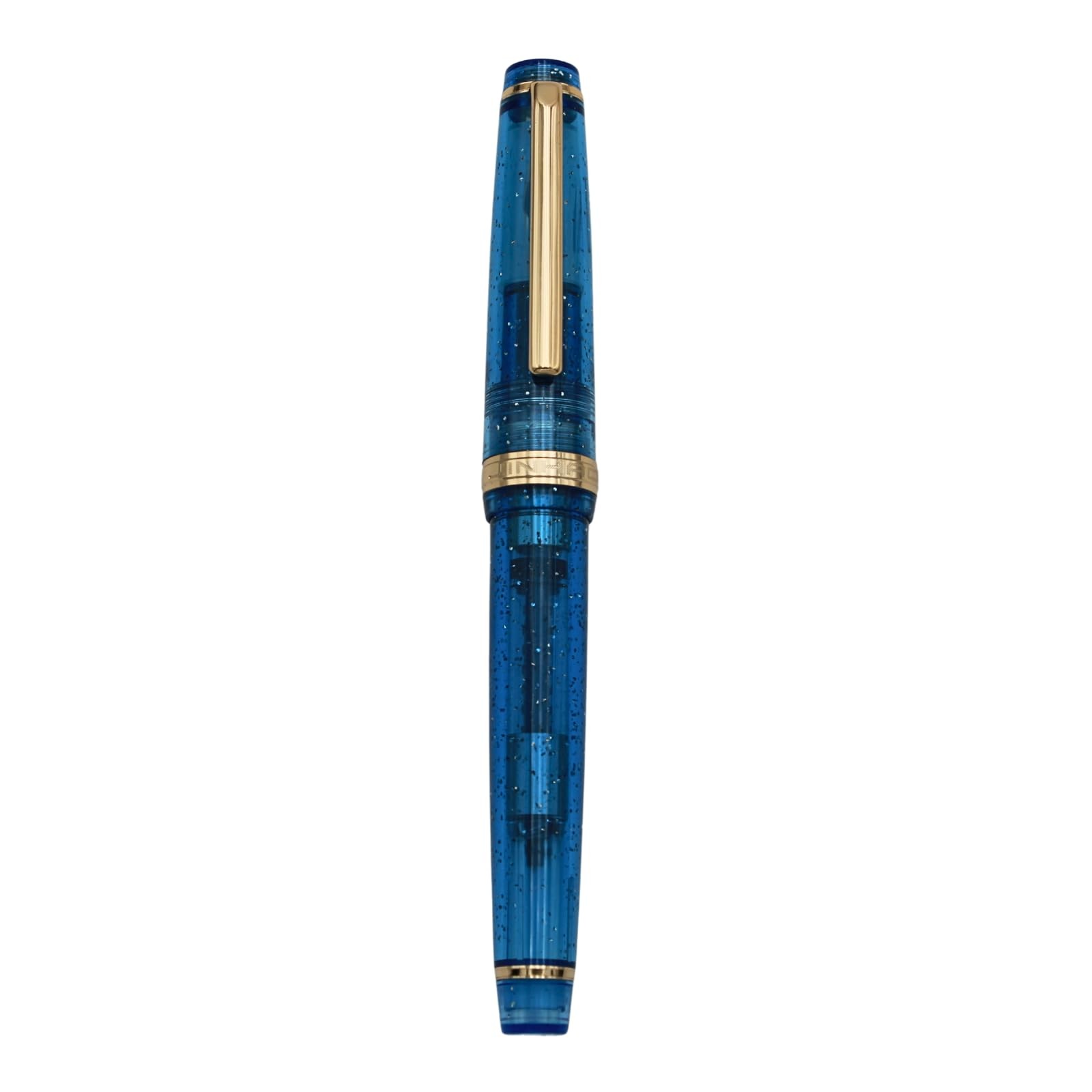 82 Fountain Pen Acrylic Iridium Extra Fine Nib EF Transparent Fluorescent