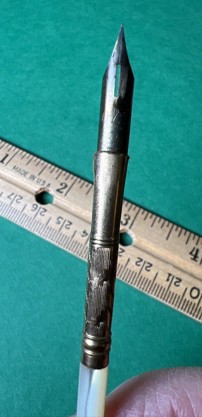 Joseph Gillott’s 170 Dip Pen Nib Extra Fine Point with Unbranded Mother of Pearl