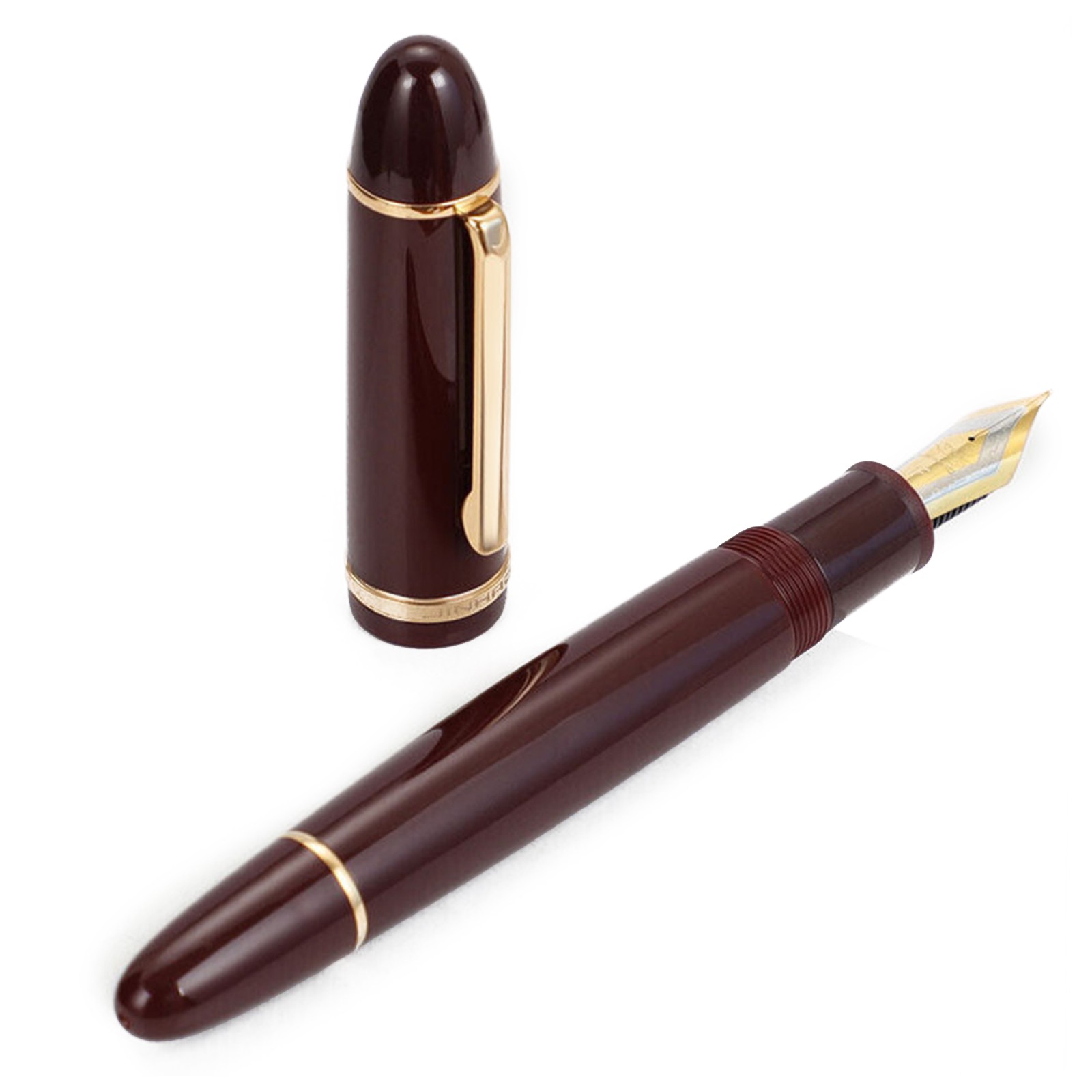 For JinHao X159 Acrylic Fountain Pen Fine 0.5mm 40mm Extended Iridium F Nib Gift