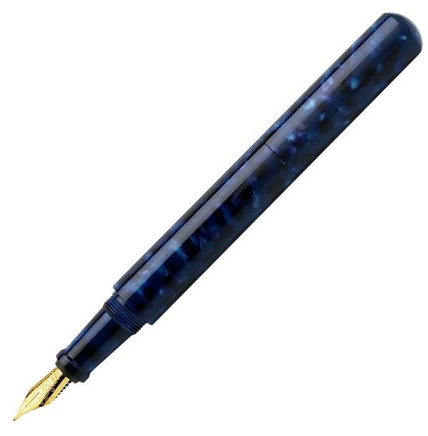 Onishi Seisakusho Compact Fountain Pen Night Flight F Nib Handcrafted Japan New
