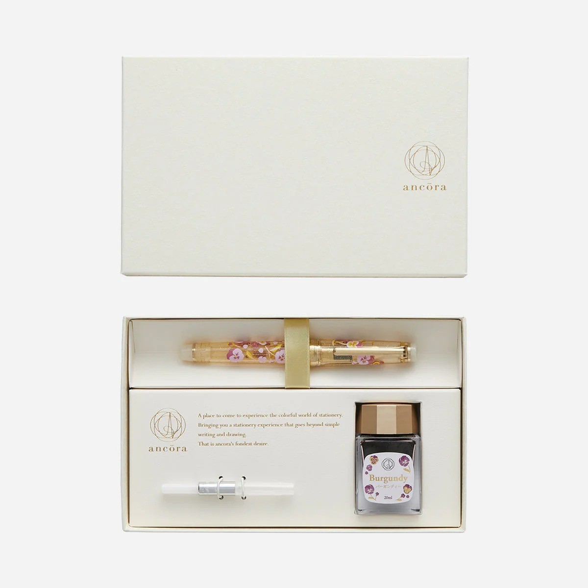 Sailor ancora Professional Gear Slim Pansy Limited Set Gold Clear EF Nib JP NEW