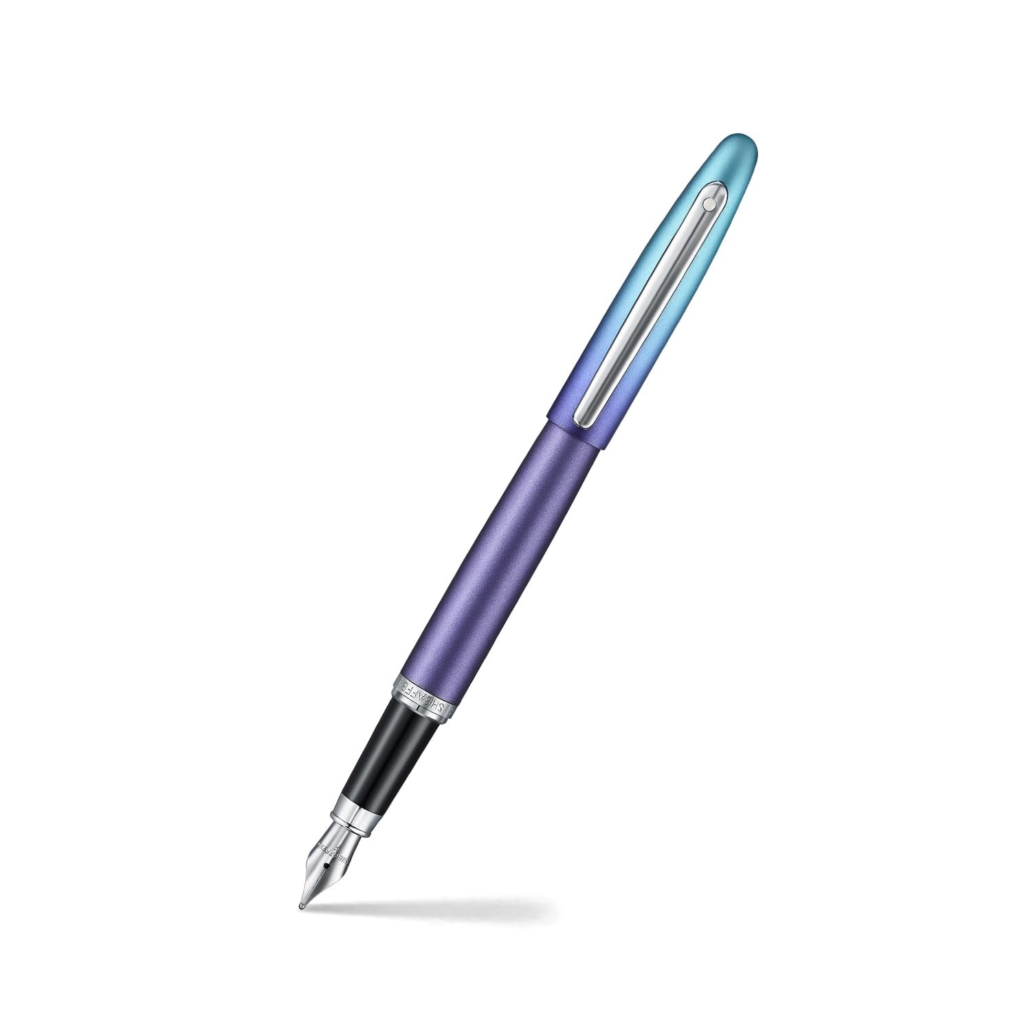Expressions VFM 9430 Fountain Pen, Blue and Purple Pearlised Gradient, Fine N…