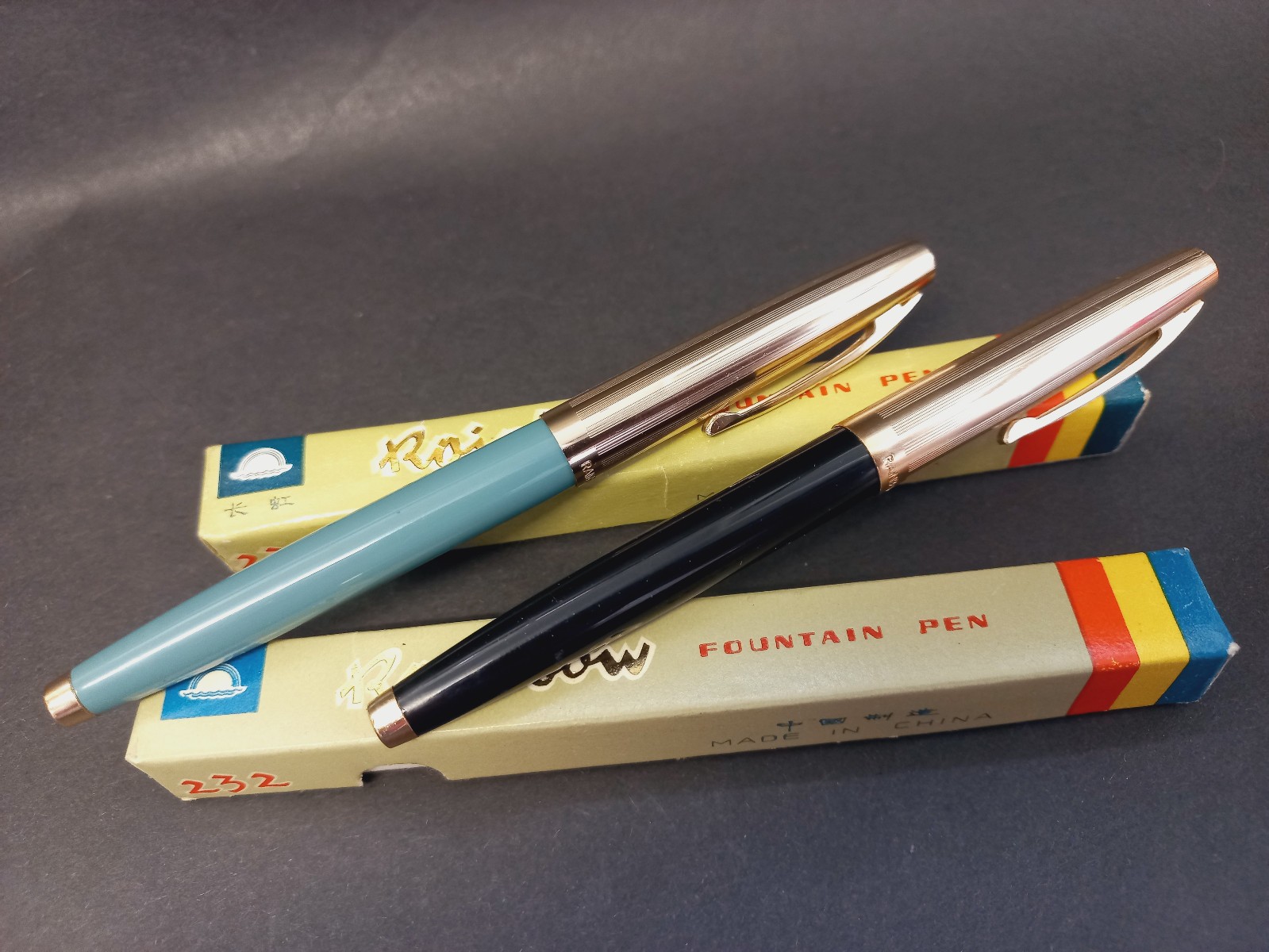 Vintage Fountain Pen 2pcs., Retro China 1980s. Tipped Nib Pen