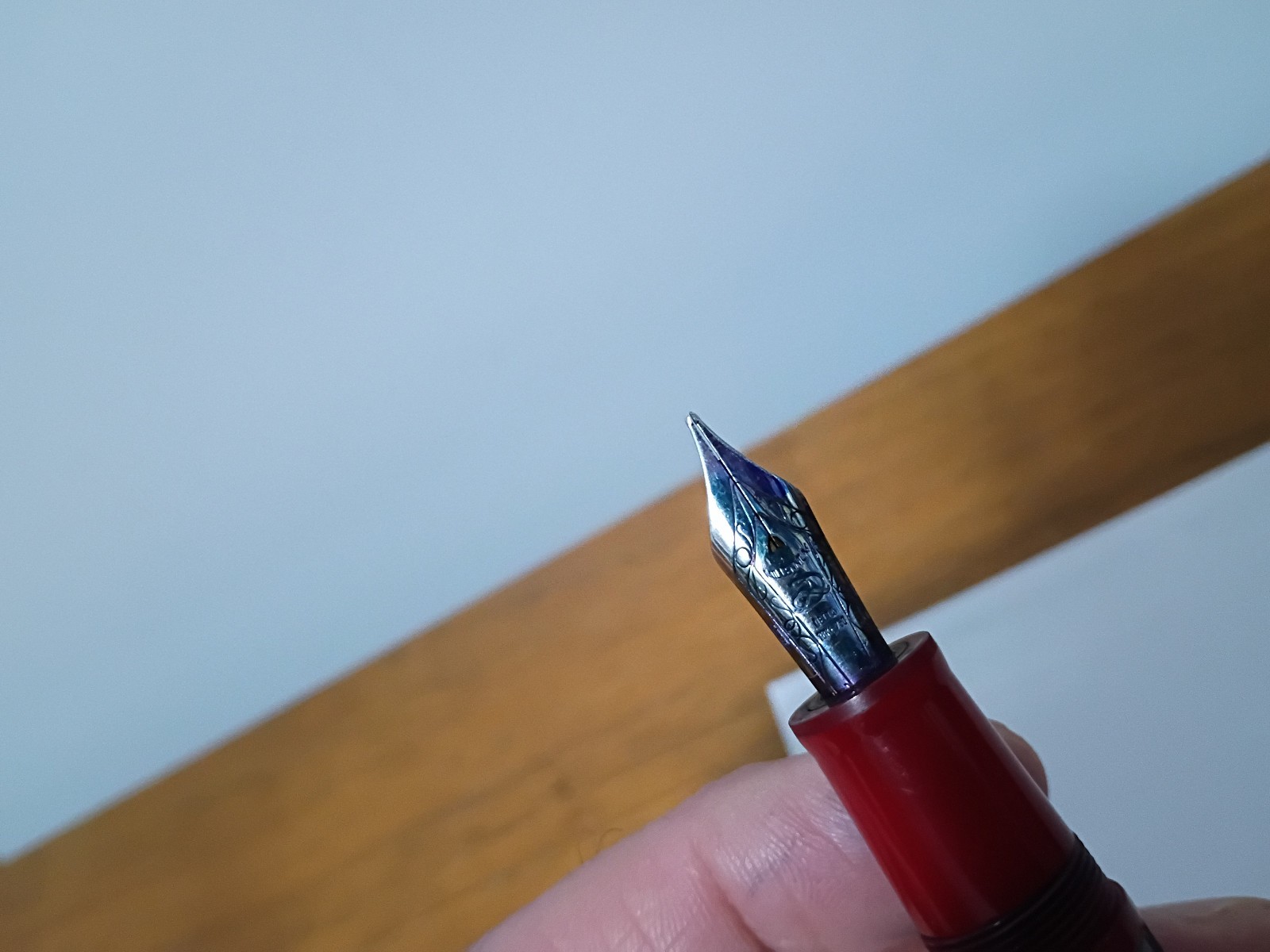 DELTA ALFA ROMEO FOUNTAIN PEN ITALY 1135 18KT NIB