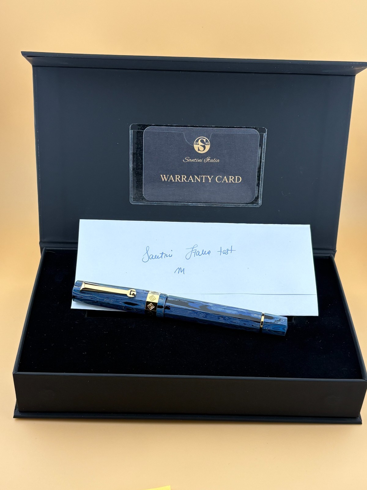 Santini, Italia Nonagon Guernica Limited New Edition Fountain Pen