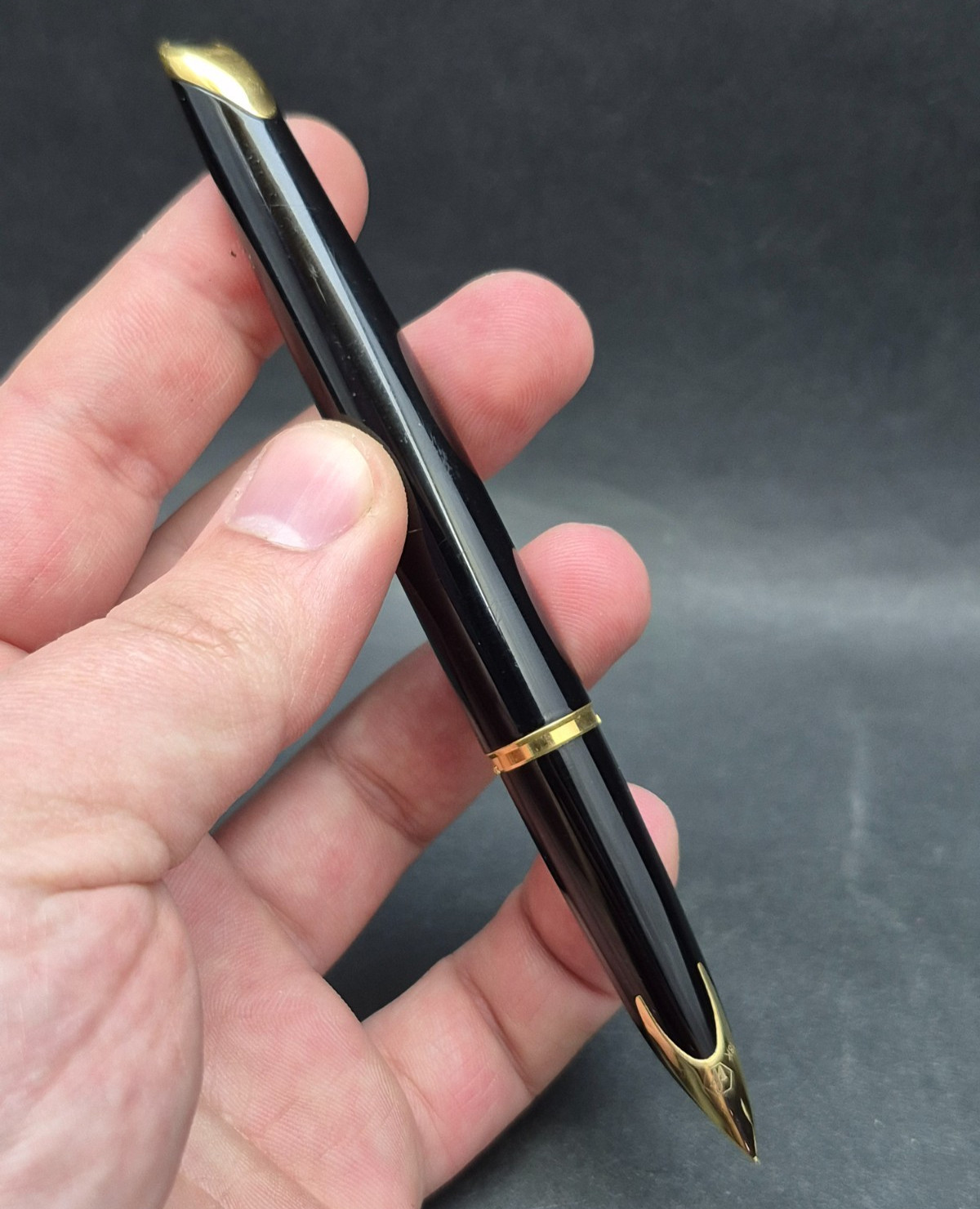 Waterman Carene Deluxe Silver Meridians Fountain Pen 18K 750 Gold Nib France