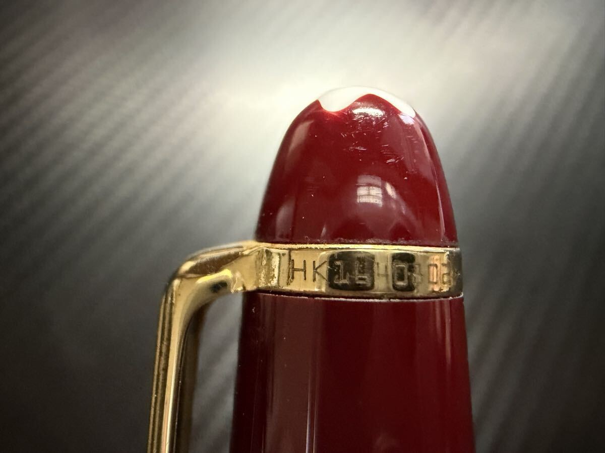 Mint Montblanc Meisterstück 144 Bordeaux 14K Fine F Nib Fountain Pen Germany