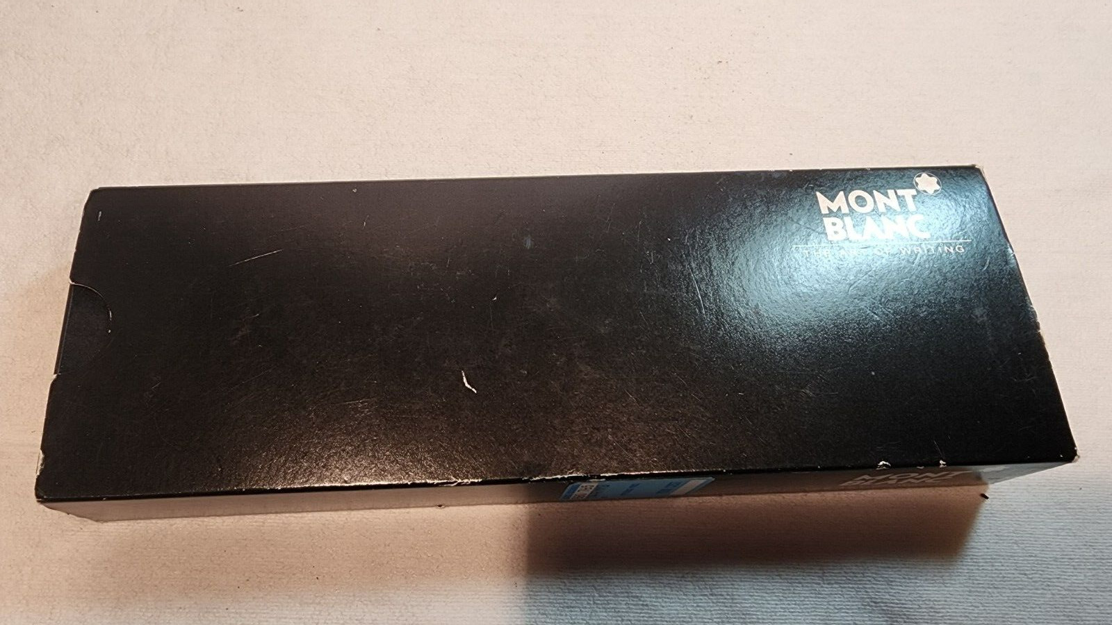 VINTAGE MONT BLANC FOUNTAIN PEN FELT CASE and ORIGINAL BOX, EMPTY – NO PEN
