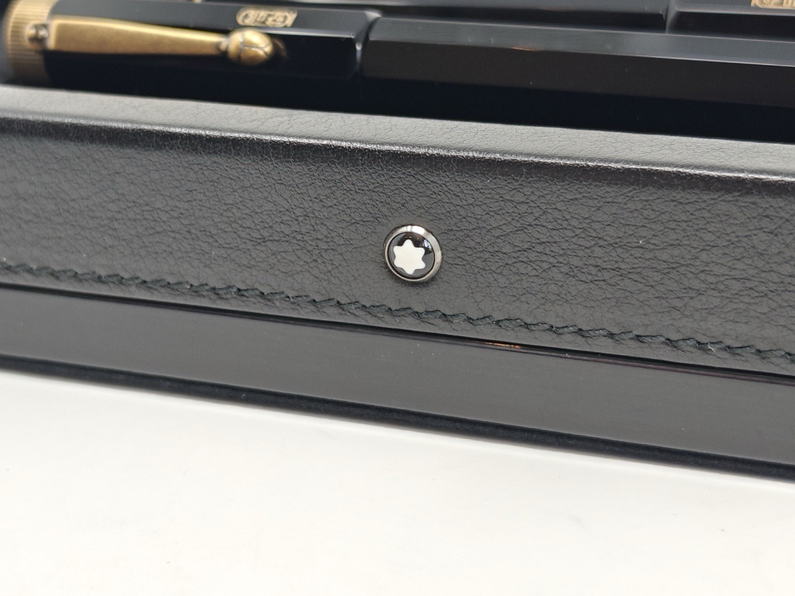 Montblanc Pen Tray Desk Meisterstuck Suede Leather Luxury RRP £550 11458 No Pen