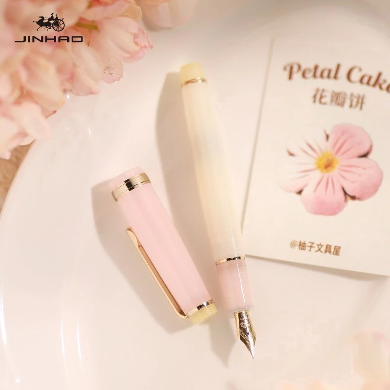 JINHAO 82 Fountain Pen 2026 Limited Flower Series EF/F/M/Bent