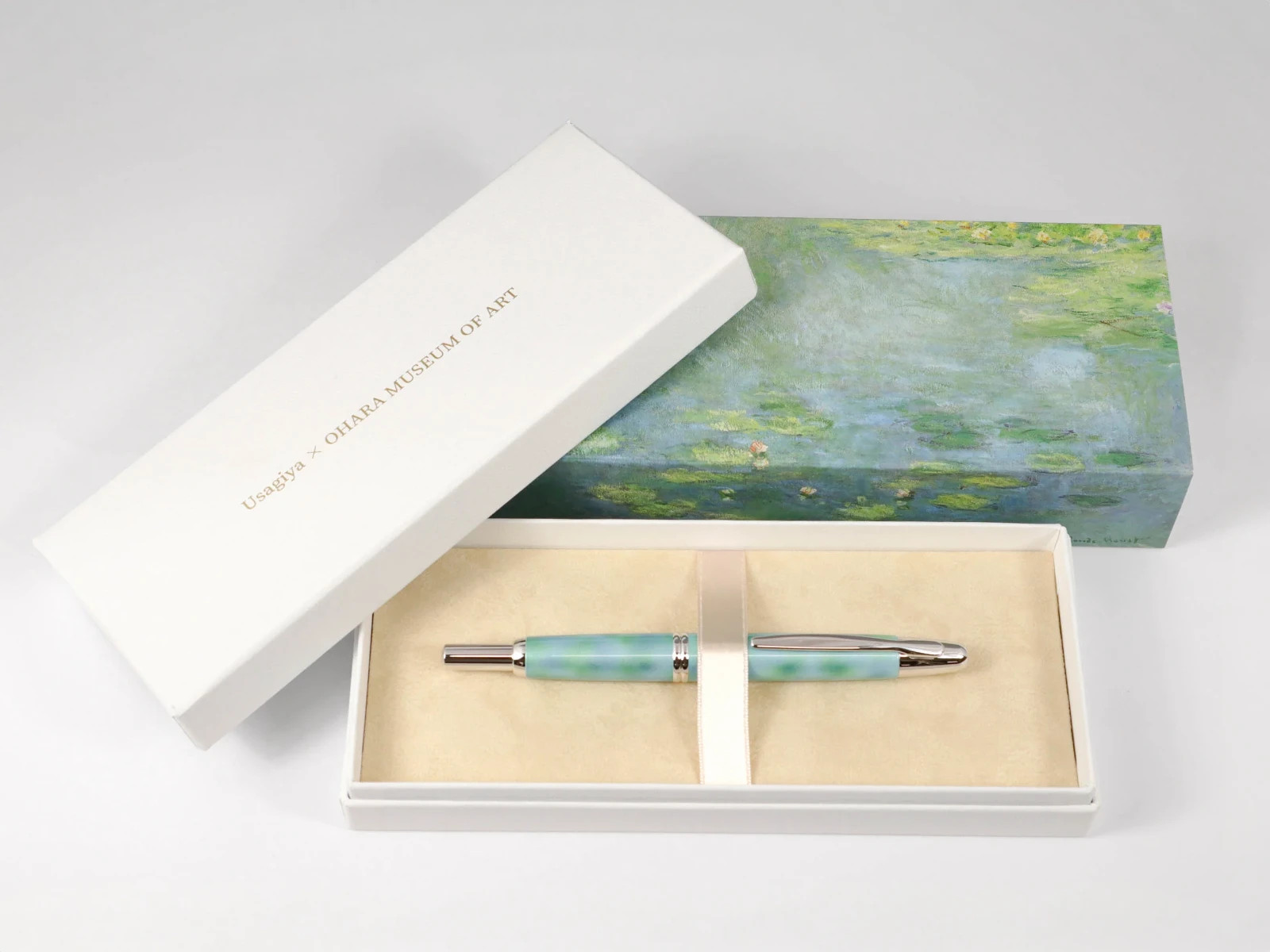 PILOT Water Lilies by Monet Fountain Pen Capless 18K EF/F/FM Nib Usagiya JAPAN