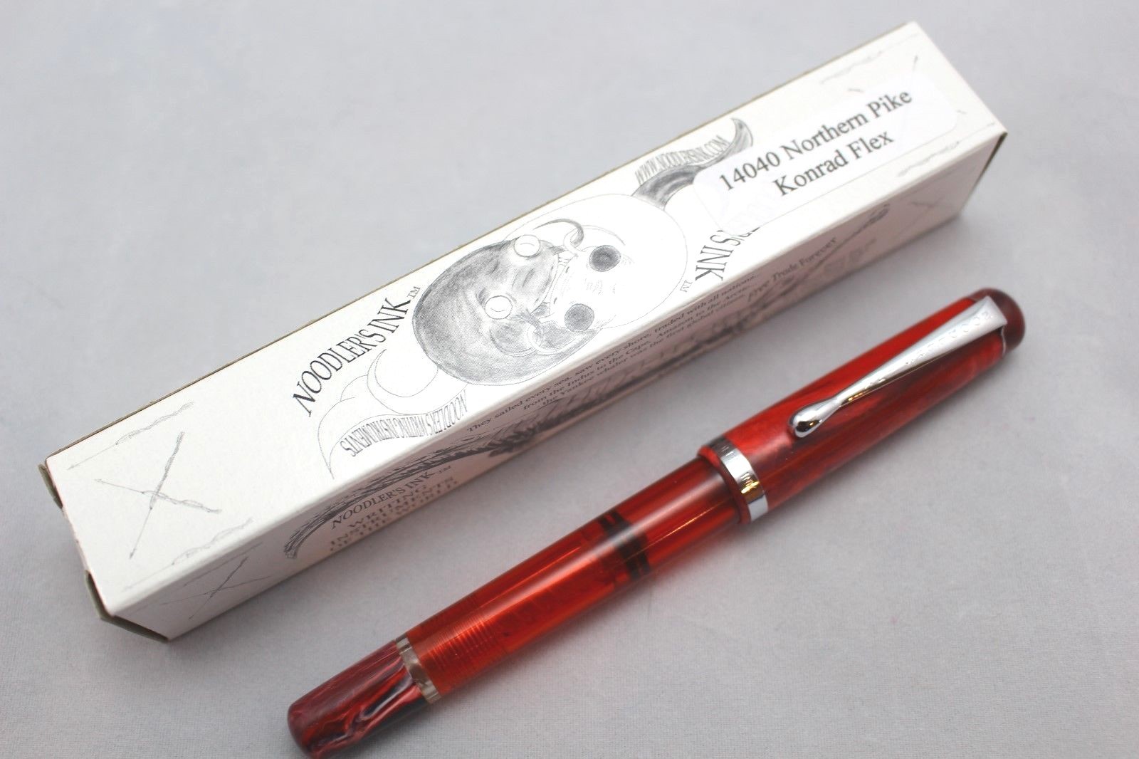 NOODLERS NORTHERN PIKE DEMONSTRATOR KONRAD PISTON FLEX NIB FOUNTAIN PEN