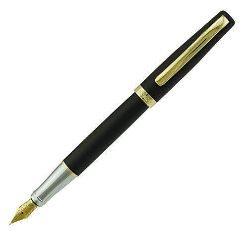 erofa Duke 209 Bent Nib Fountain Pen Matte Black, Fude Calligraphy Writing Pe…