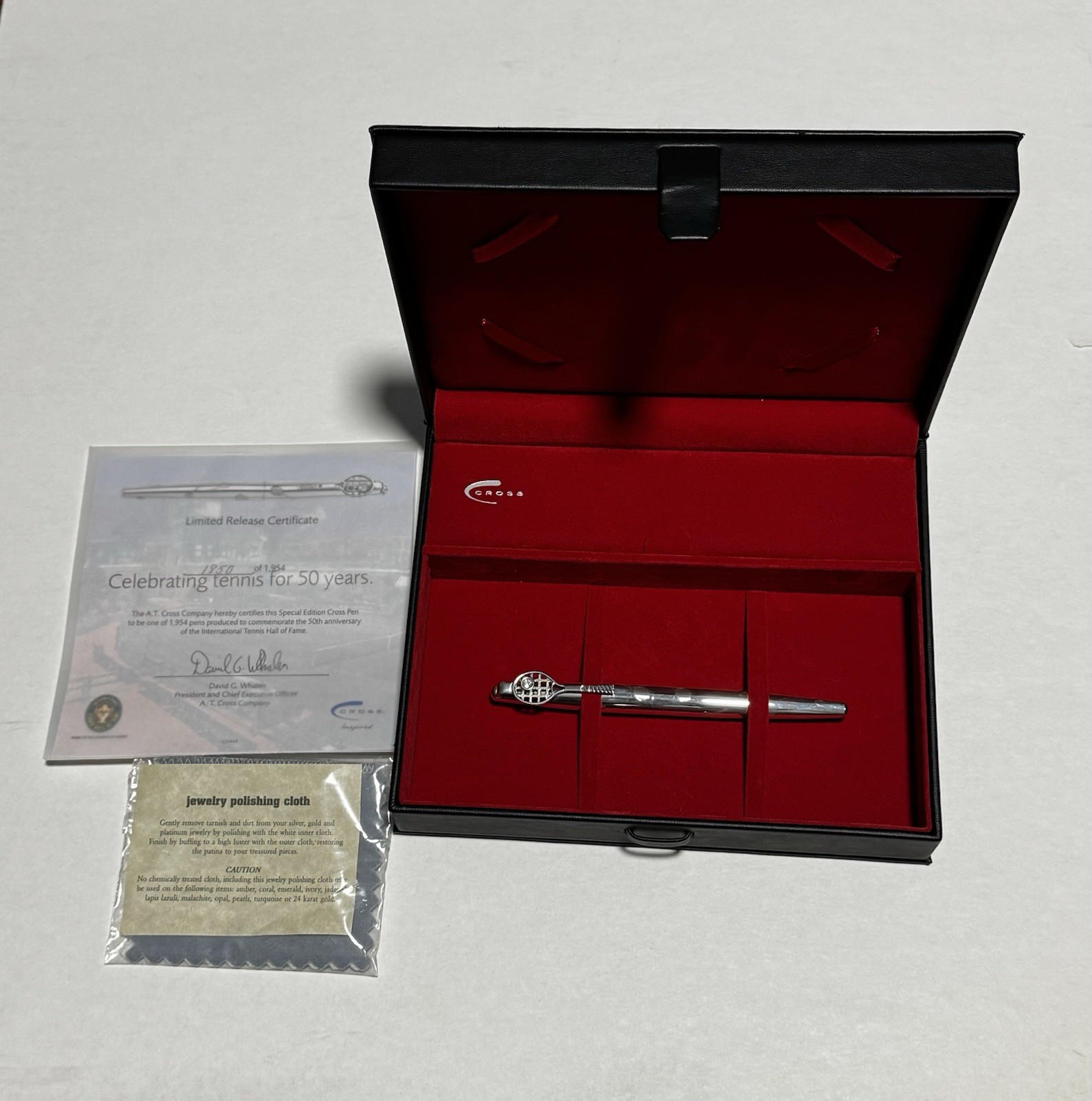 Cross Silver Fountain Pen 50 Years of the Tennis Hall of Fame