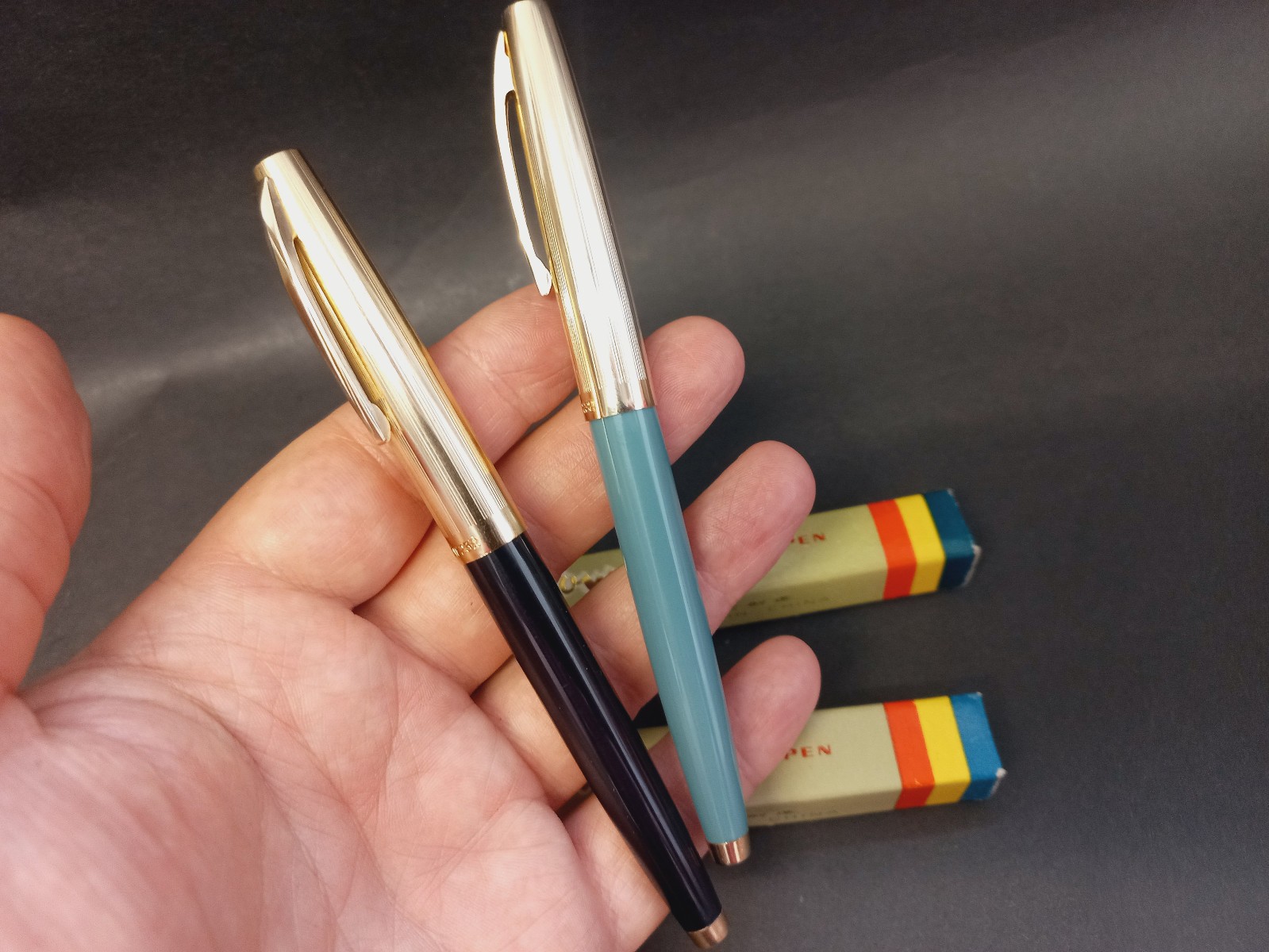 Vintage Fountain Pen 2pcs., Retro China 1980s. Tipped Nib Pen