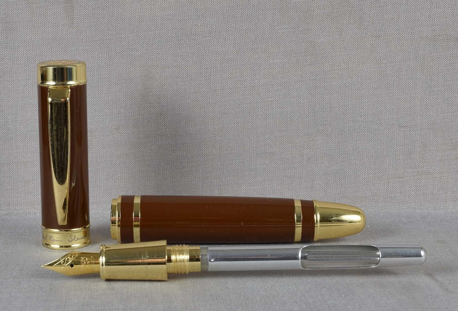 German FOUNTAIN PEN ENAMEL, iridium point, CONVERTER