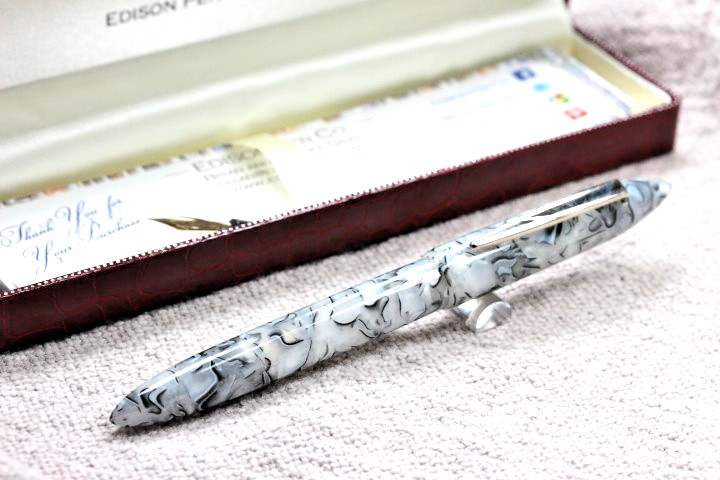 EDISON NOUVEAU 2018 WINTER PREMIERE FROST FOUNTAIN PEN FINE NIB NEW IN BOX