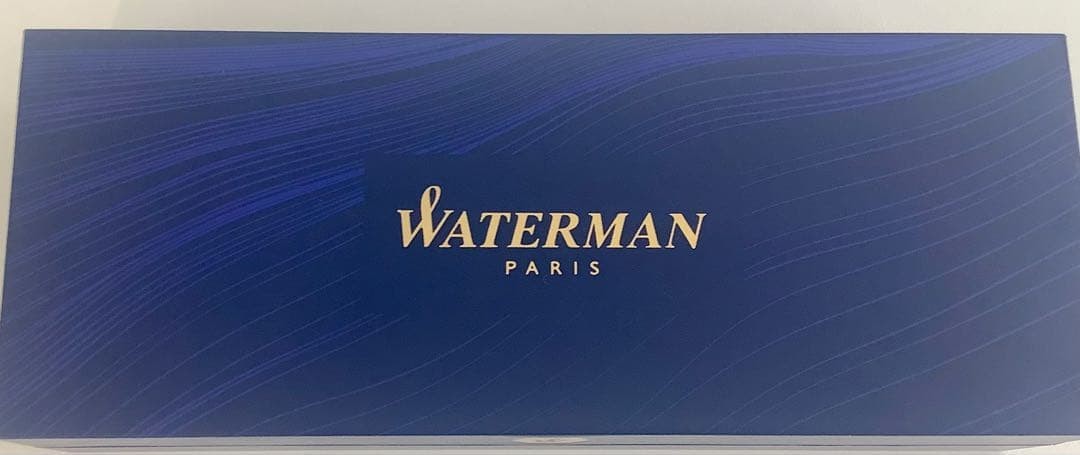 Waterman Black Fountain Pen Gold Trim Replacement Ink Cartridges Japan Unused