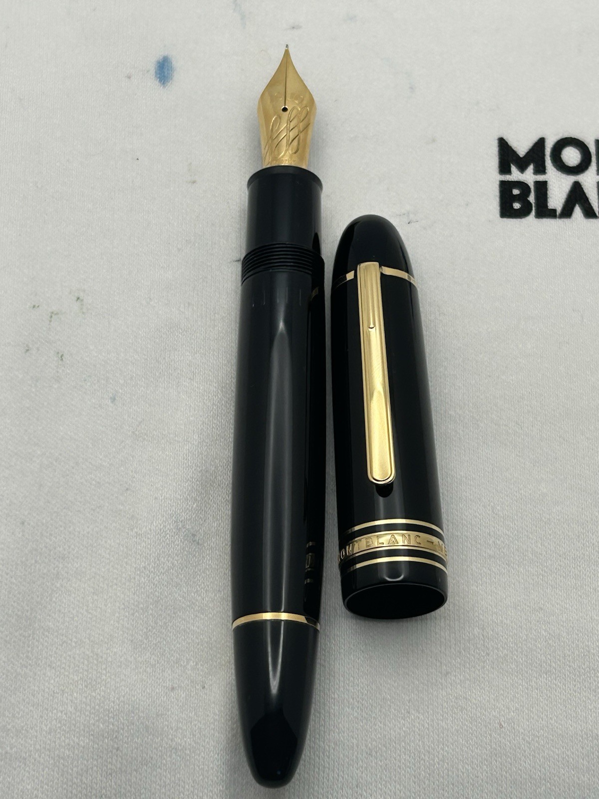 Montblanc Meisterstuck Calligraphy 149 Fountain Pen, Flex Nib-Mint