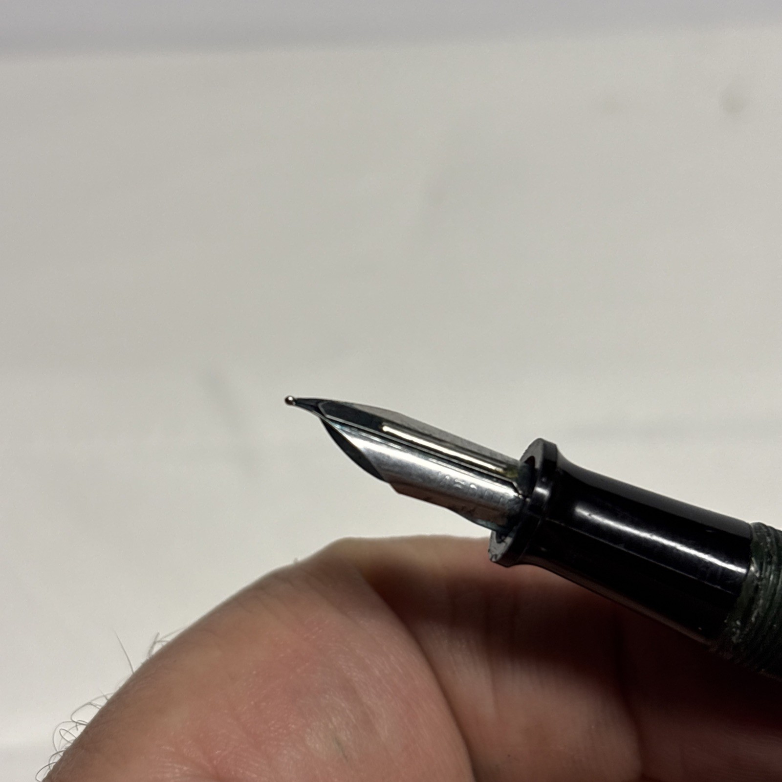 Vintage Wearever Fountain Pen Green And Silver & Unbranded Fountain Pen Untested