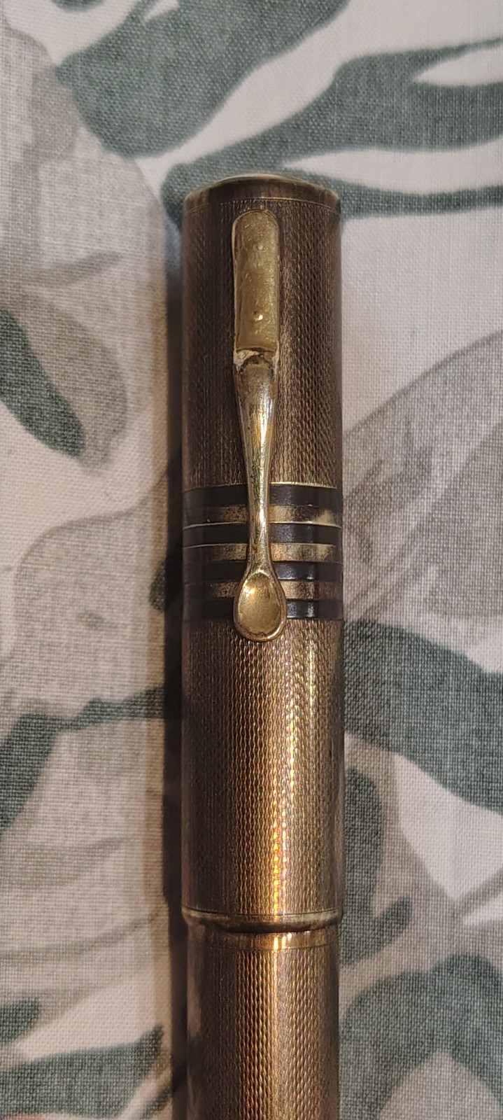 York Osmio 14k Gold Fine Flexible Point Nib Button Fill Fountain Pen Italy