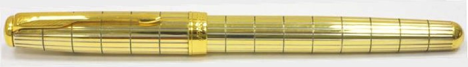 Parker Sonnet Crocodile Vermeil Fountain Pen Fine Pt New In Box