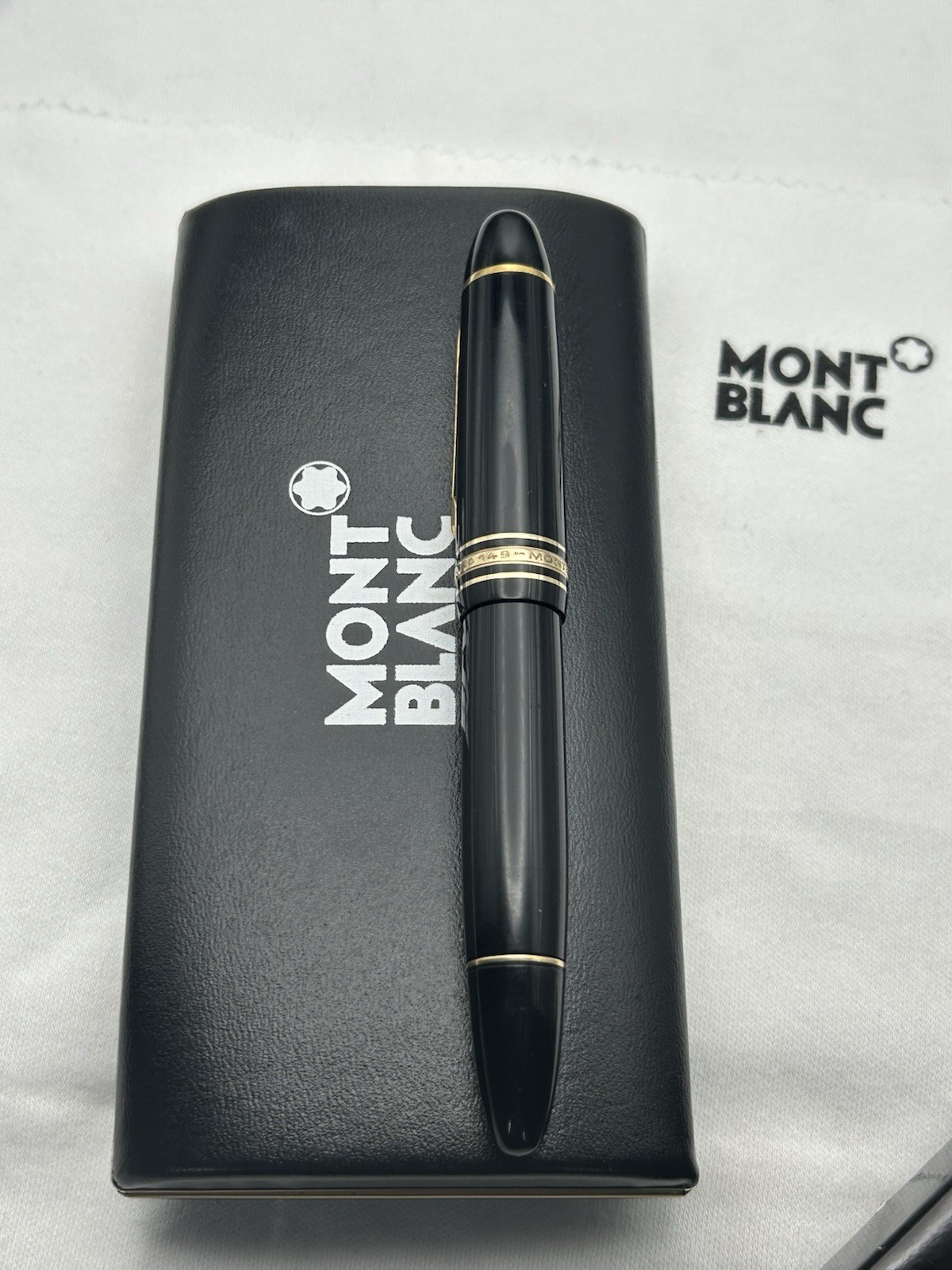 Montblanc 149 FP, Tri-color 14C OBBB Nib, Vintage Transitional (late 50s)-Exc.