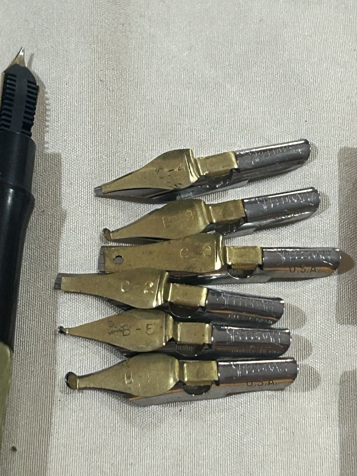 Lot of Pencil Quill Esterbrook Eagle Dip Pen Nib Holder