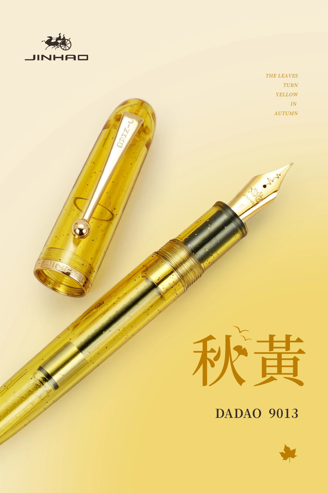 Jinhao 9016/9013 Acrylic Fountain Pen Dadao Series EF/F/M Nib + Converter