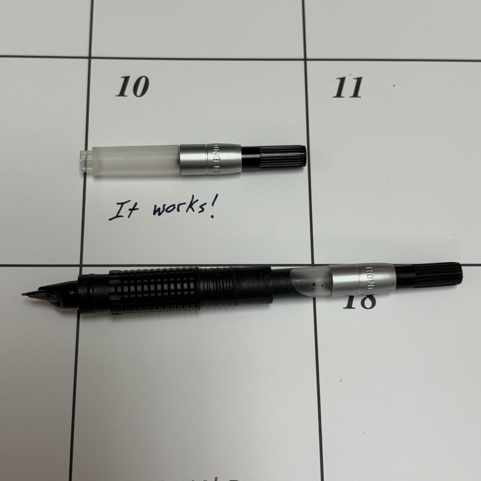 Hongdian Fountain Pen Ink Converter, Bore Diameter 3.4mm