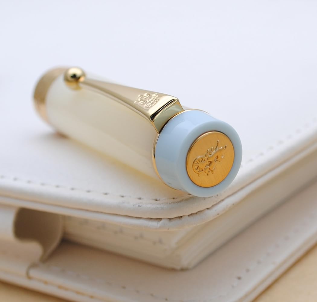 JINHAO 100 Fountain Pen with Ink Converter Medium Nib 0.7mm Light Blue
