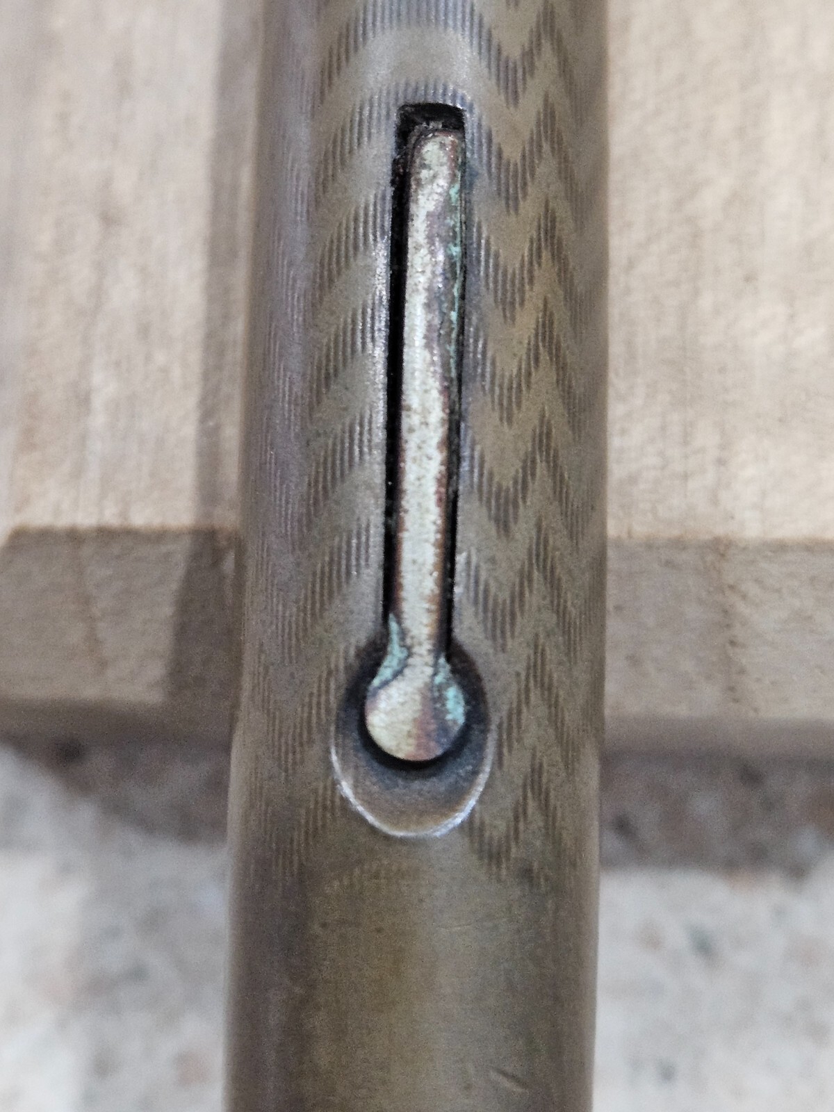 Servo Hard Rubber Lever Fill 14KT 2 NIB Fountain Pen Etched Wave Pattern- RARE
