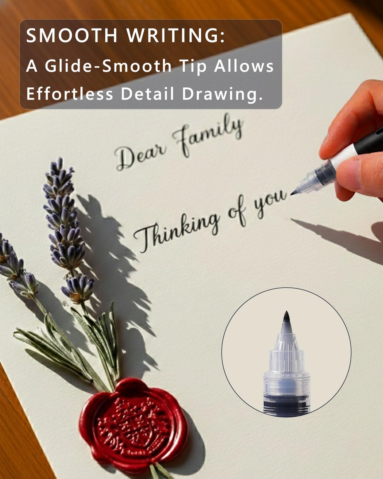 4 PCS Calligraphy Brush Pens Soft Hard Tip Marker Hand Lettering Drawing Art