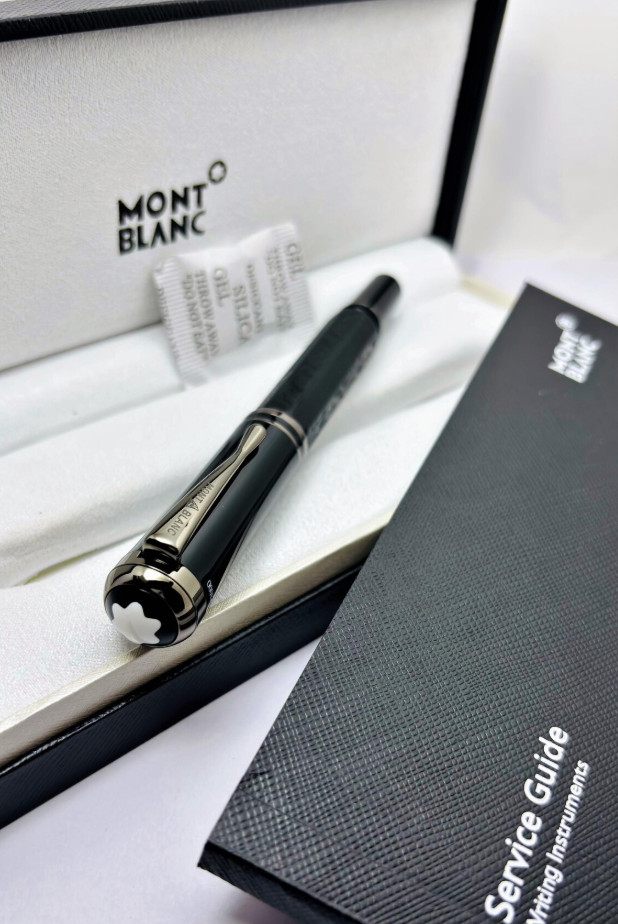 Montblanc Marcel Proust Fountain Pen Black – Writers Edition Empty Barrel New